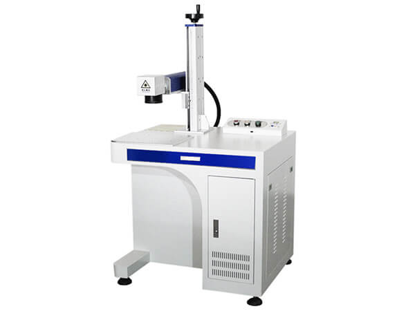 Stationary fiber laser marking machine