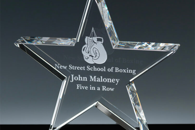 Awards & trophies laser engraving