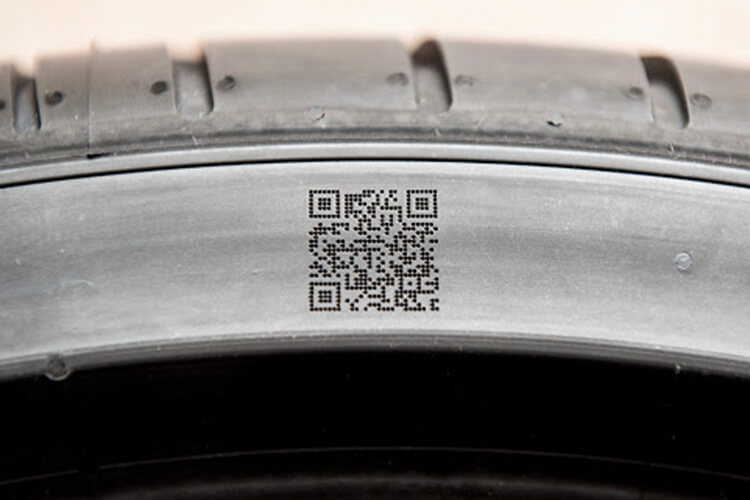 QR code laser marking and engraving